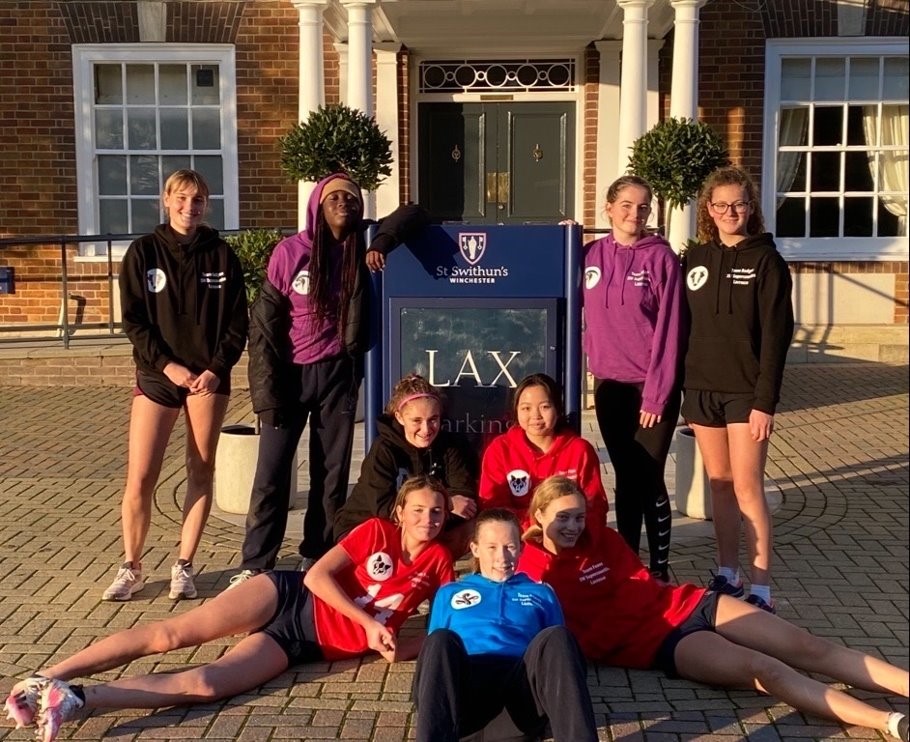 CLC Lacrosse players at St Swithun's School, Winchester
