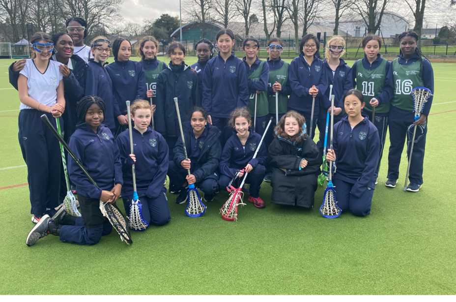 Group photo of the CLC Under-12 Lacrosse Squad 